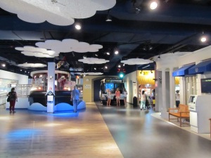 The first floor of the museum. They've done a nice job updating it!